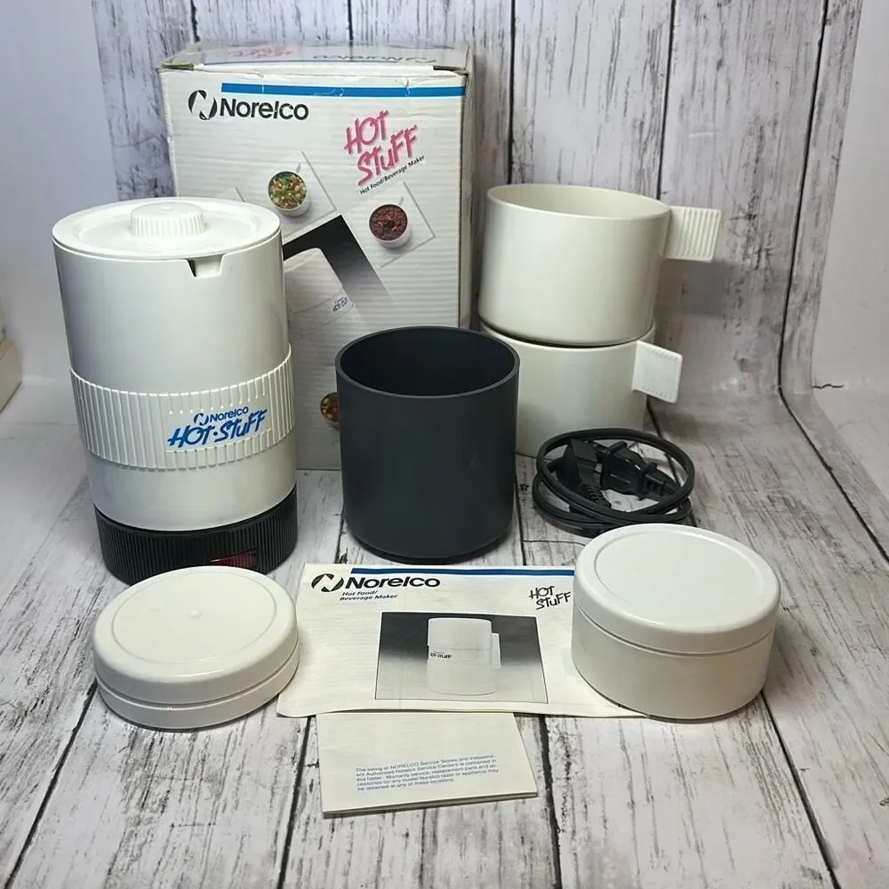 Vintage NORELCO Hot Food Beverage Maker Model #TC22 1986 Works